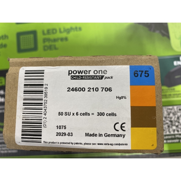 50 SU X 6 CELLS (300 CELLS) OF POWER ONE