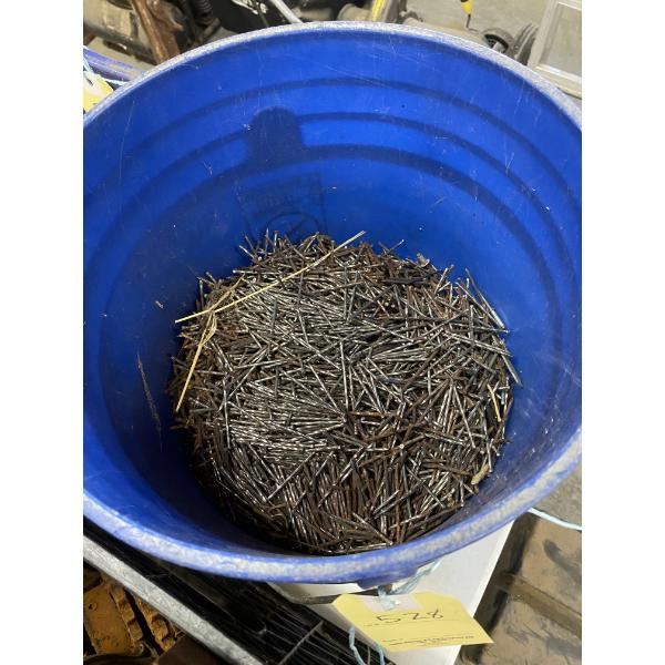BUCKET OF 2 INCH NAILS
