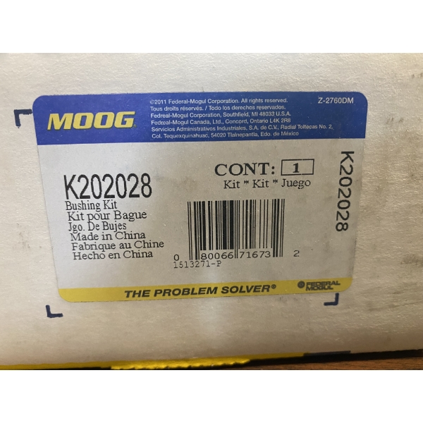 MOOG BUSHING KIT 