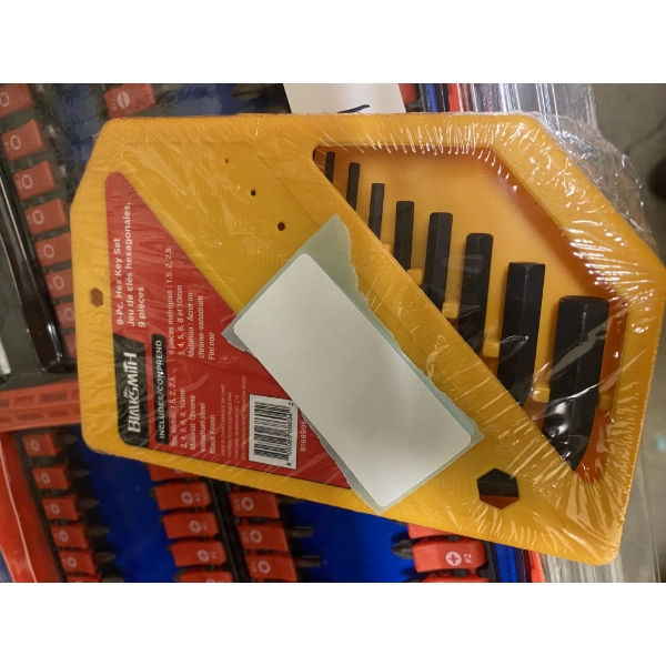 9-PIECE METRIC ALLEN KEY SET