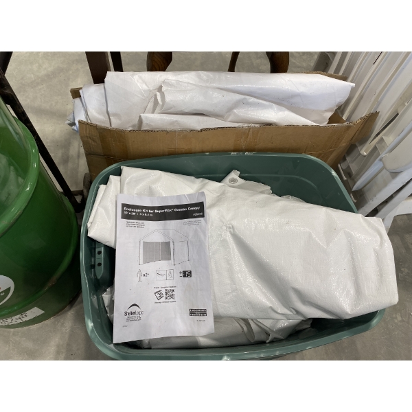 10X20IN ENCLOSURE TARP FOR TARP GARAGE- JUST THE TARP NO FRAME 