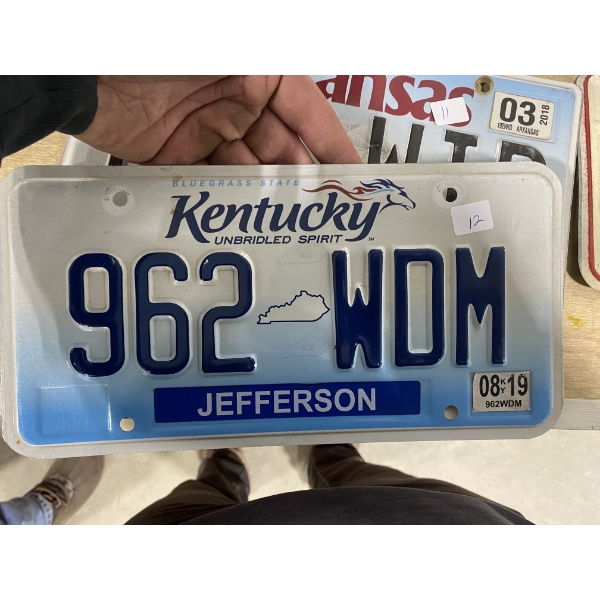 KENTUCKY US LICENSE PLATE