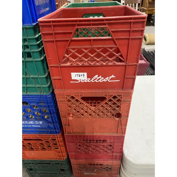 4 MILK CRATES