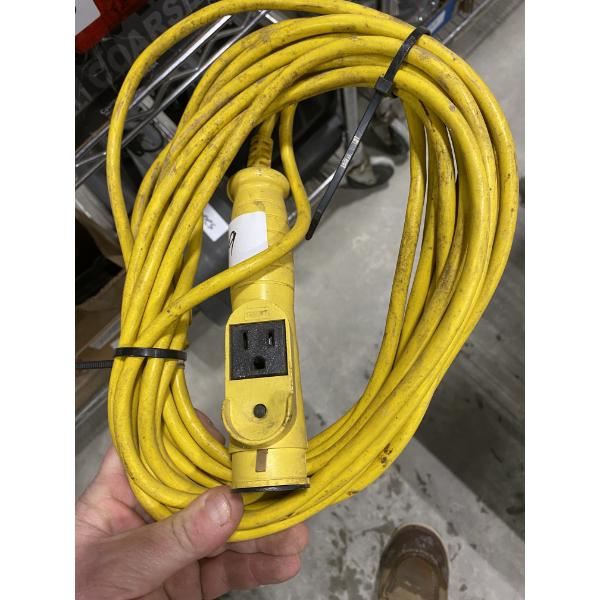 APPROX. 25FT EXTENSION CORD WITH LIGHT SOCKET