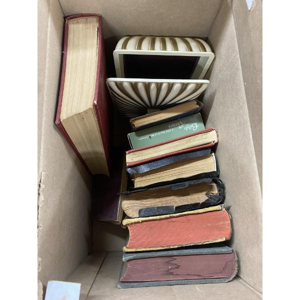 BOX OF VINTAGE BOOKS