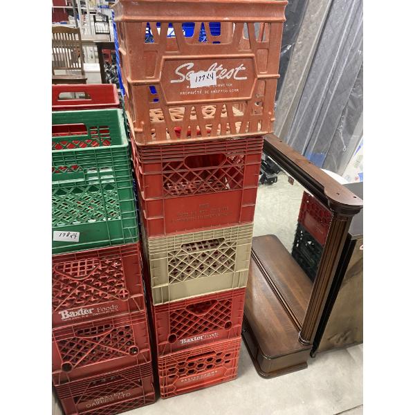 4 MILK CRATES