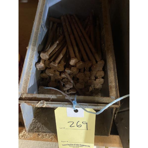 APPROX. 25 OF 7 X 1/2 INCH BOLTS