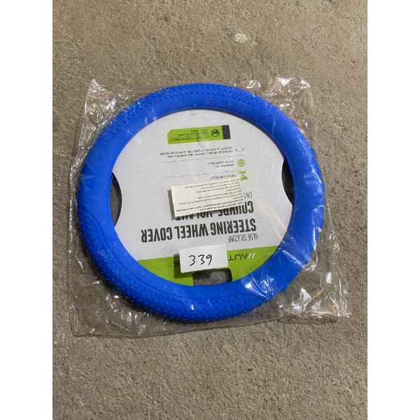BLUE STEERING WHEEL COVER