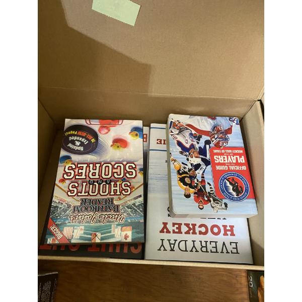 ASSORTED HOCKEY BOOKS