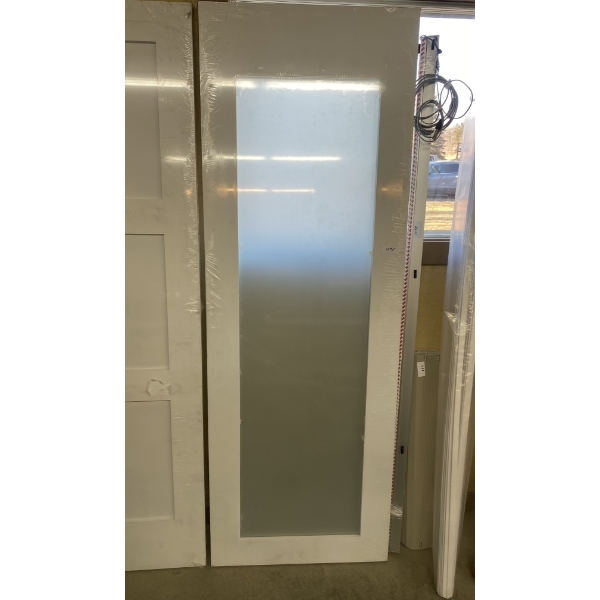 28 INCH GLASS SLIDING CLOSET DOOR 