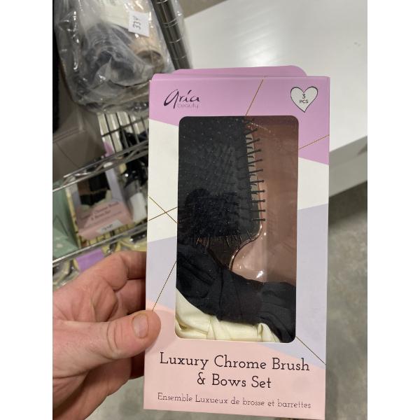 ARIA BEAUTY CHROME BRUSH SET