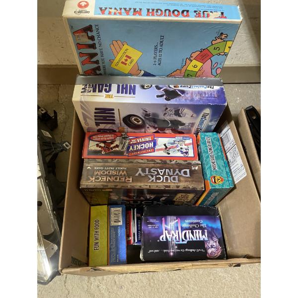 BOX LOT OF ASSORTED GAMES