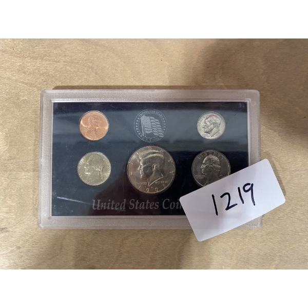 US 1991 COIN SET - 1, 5, 10, 25 CENT & HALF DOLLAR