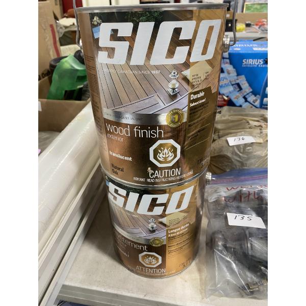 APPRX. 7 GALLONS OF WOOD FINISH