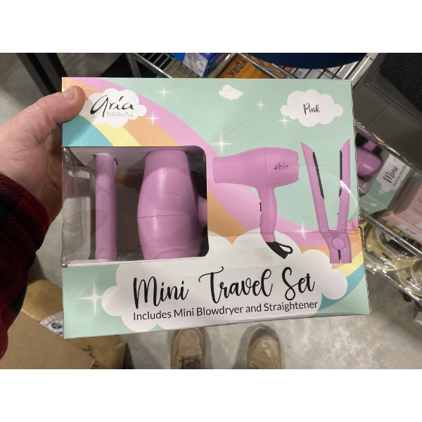 ARIA BEAUTY MINI TRAVEL SET -PINK