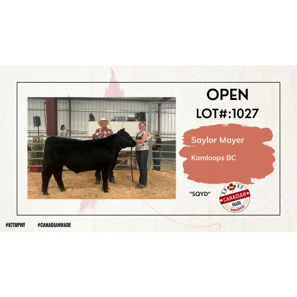Open Beef - Saylor Mayer - Sqyd - Kamloops, BC
