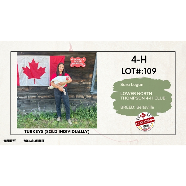 4-H Poultry - Sara Logan - Lower North Thompson 4-H Club