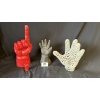 Image 1 : Assorted 3D Printed & Foam Hands