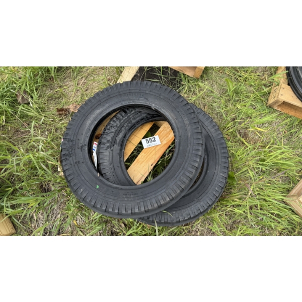 PAIR OF 4.00-12 FIRESTONE GUIDE GRIP TIRES