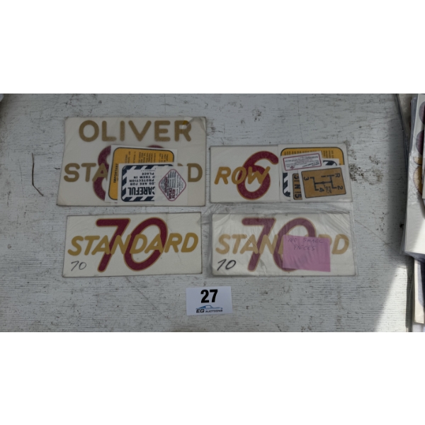 Multiple Oliver Decals
