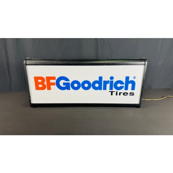 BF GOODRICH TIRES LIGHT-UP SIGN 29" x 13"