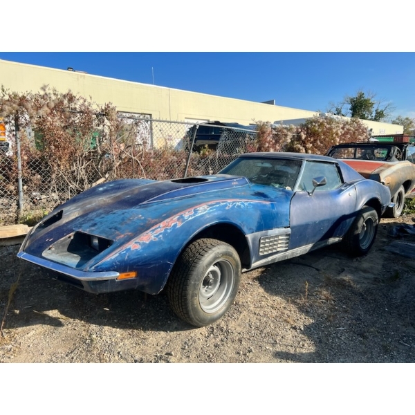 RESERVE LIFTED!  1972 CHEVROLET CORVETTE IS5 PROJECT CAR