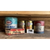 Image 1 : Various Oil cans with Parafinn Wax sticks