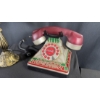 Image 3 : SMALL COCA-COLA TIFFANY STYLE LAMP, TELEPHONE & CAN-STYLE TABLE LAMPS