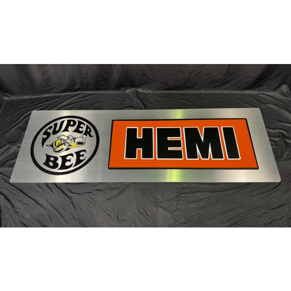 SUPERBEE HEMI SIGN 6ft x 2ft