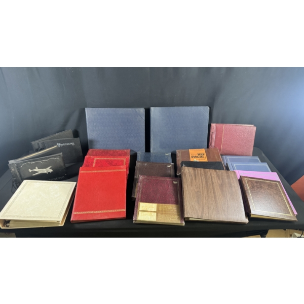LARGE ASSORTED PHOTO ALBUM COLLECTION