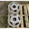 Image 1 : SET OF 4 ALCOA, 8 BOLT ALUMINUM DUALLY RIMS