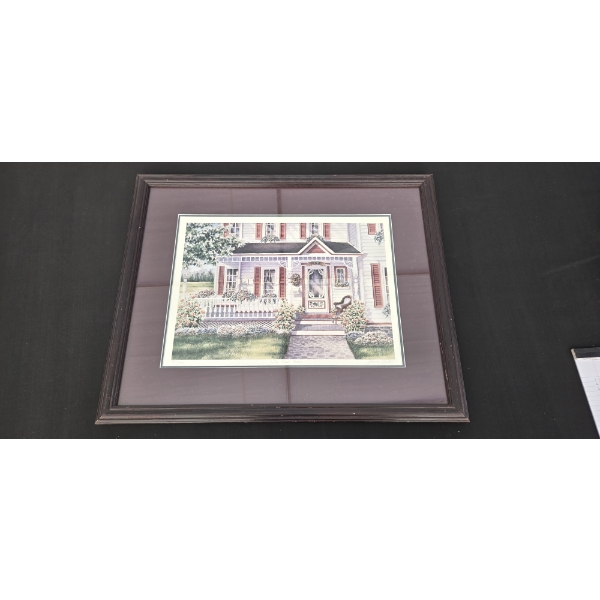 LIMITED EDITION LITHOGRAPH “THE BACK PORCH” #977/3750 W/ COA – 26”X21” SIGNED