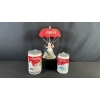 Image 2 : COCA-COLA POLAR BEAR PARACHUTE LAMP & COOKIE JARS