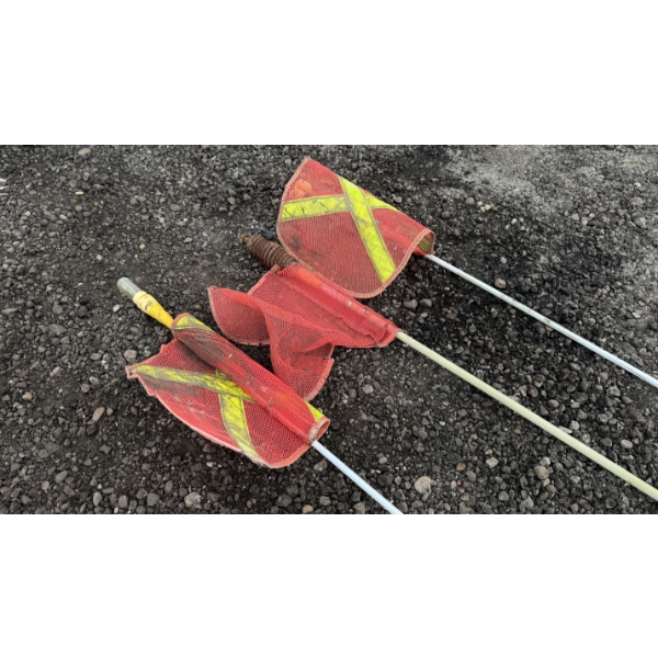 SAFETY VISIBILITY WHIP FLAGS