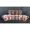 Image 2 : LARGE COCA-COLA MUG & GLASS LOT (18 Pcs): Checkerboard, Diner Glassware, Santa, Ice Cold, Vintage Ad