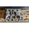 Image 1 : Edelbrock 2 barrel tri-power manifold, for a FE Ford NOS never mounted