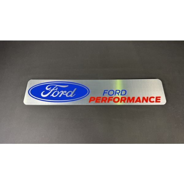 FORD PERFORMANCE (SILVER) SIGN 28" x 6"