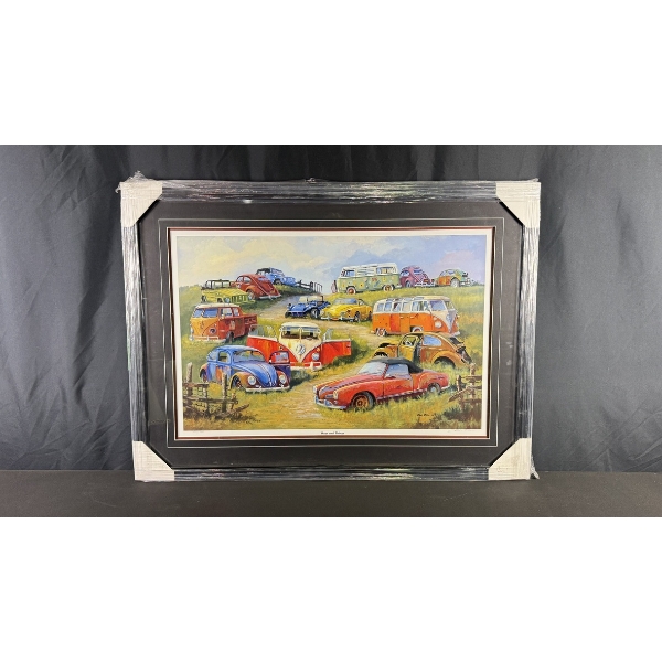 DALE KLEE "BUGS AND THINGS" LIMITED EDITION FRAMED PRINT (571/750) 27" X 37"