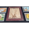 Image 3 : FRAMED PRINTS(MEDEIROS "HONEYBUN" & "HUCK FINN") & DOCUMENTS