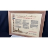 Image 2 : FRAMED CANADIAN BILL OF RIGHTS & NAVAL POEM PRINT