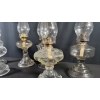 Image 2 : 6 VINTAGE GLASS OIL LAMPS
