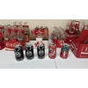 Image 3 : COCA-COLA EMPTY BOTTLES & CANS W/ PLASTIC CRATES