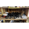 Image 2 : Metal shelving unit with variouus C4 brake parts 