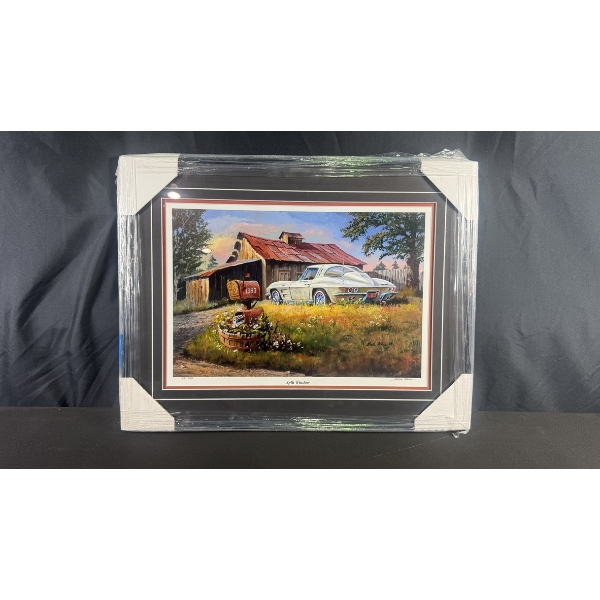 DALE KLEE "SPLIT WINDOW"  LIMITED EDITION FRAMED PRINT (27/450) 19" X 25"