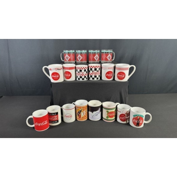 ASSORTED COCA-COLA COFFEE MUGS