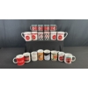 Image 1 : LARGE COCA-COLA MUG & GLASS LOT (18 Pcs): Checkerboard, Diner Glassware, Santa, Ice Cold, Vintage Ad