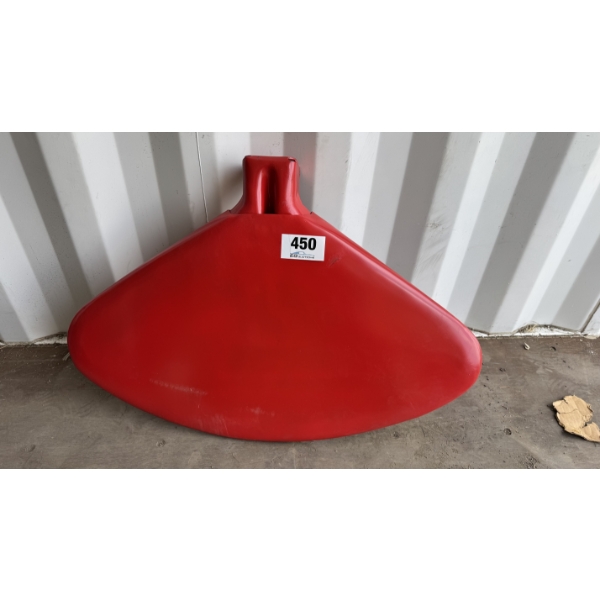 RED FENDER COVER