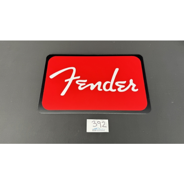 NO RESERVE FENDER SIGN 19" X 12"