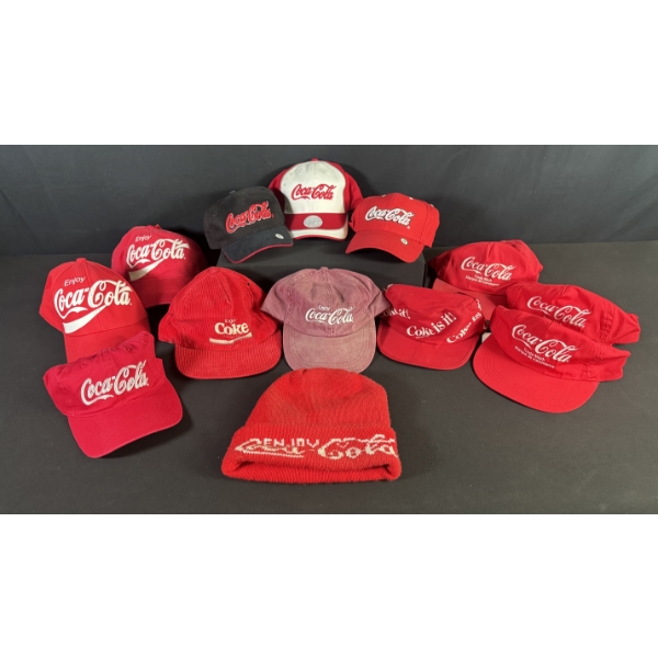 COCA-COLA HAT COLLECTION VINTAGE & MODERN