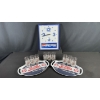 Image 1 : PEPSI-COLA WALL CLOCK, SERVING TRAYS & NORMAN ROCKELL COLLECTOR GLASSES